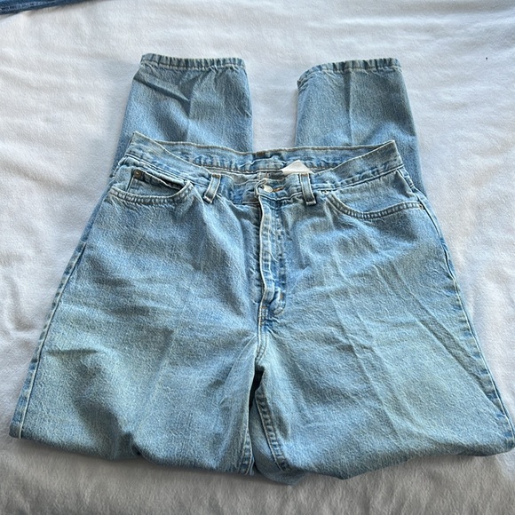 ⭐️ Faded Glory vintage light wash denim jeans high rise women 12